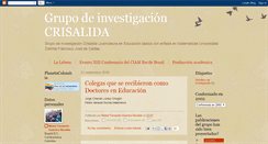 Desktop Screenshot of grupocrisalida.blogspot.com