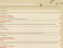 Tablet Screenshot of grupocrisalida.blogspot.com