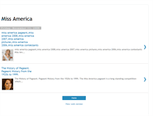 Tablet Screenshot of miss-america-world.blogspot.com