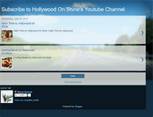 Tablet Screenshot of hollywoodonshine.blogspot.com