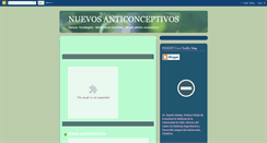 Desktop Screenshot of nuevosanticonceptivos.blogspot.com