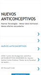 Mobile Screenshot of nuevosanticonceptivos.blogspot.com