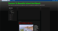 Desktop Screenshot of beauty-beach-island.blogspot.com