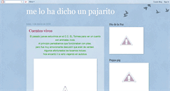 Desktop Screenshot of lospajarosnohablan.blogspot.com
