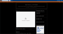 Desktop Screenshot of musicajovem.blogspot.com