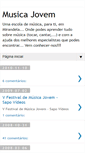 Mobile Screenshot of musicajovem.blogspot.com