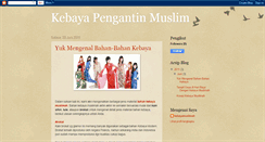 Desktop Screenshot of kebayamusliminfo.blogspot.com
