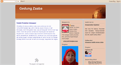 Desktop Screenshot of gedungzaaba.blogspot.com