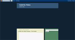 Desktop Screenshot of celebrity-video-blog.blogspot.com