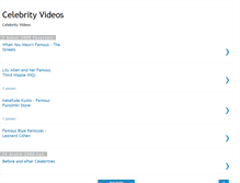 Tablet Screenshot of celebrity-video-blog.blogspot.com