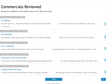 Tablet Screenshot of commercialsreviewed.blogspot.com