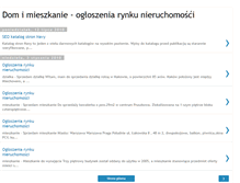 Tablet Screenshot of domimieszkanie.blogspot.com