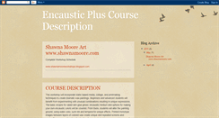 Desktop Screenshot of encausticplus.blogspot.com