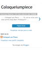 Mobile Screenshot of coloqueiumpiece.blogspot.com