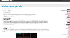 Desktop Screenshot of deleuzean.blogspot.com