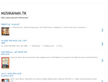 Tablet Screenshot of musicstation-mp3.blogspot.com