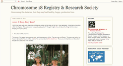 Desktop Screenshot of chromosome18.blogspot.com