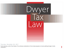 Tablet Screenshot of dwyertaxlaw.blogspot.com