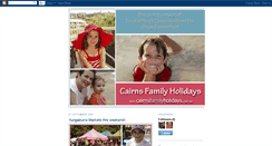 Desktop Screenshot of cairnsfamilyholidays.blogspot.com