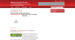 Desktop Screenshot of marketingthatrocks.blogspot.com