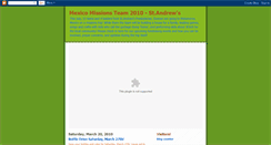 Desktop Screenshot of mexicomissionsteam2010.blogspot.com