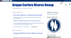 Desktop Screenshot of gruppocarriere.blogspot.com