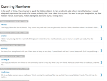 Tablet Screenshot of cunningnowhere.blogspot.com