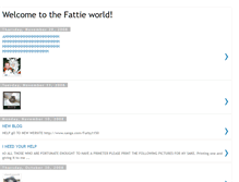 Tablet Screenshot of fattieanimals.blogspot.com