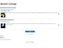 Tablet Screenshot of beckiescottage.blogspot.com