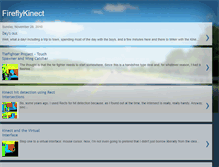 Tablet Screenshot of fireflykinect.blogspot.com