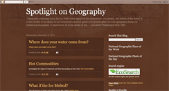 Desktop Screenshot of geospotlight.blogspot.com