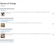 Tablet Screenshot of bureauofchange.blogspot.com
