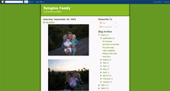 Desktop Screenshot of byingtonfamily.blogspot.com