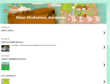 Tablet Screenshot of haurhezkuntzakanpazar.blogspot.com