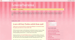 Desktop Screenshot of lowcarbarama.blogspot.com