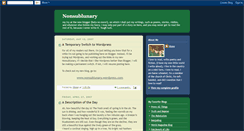 Desktop Screenshot of nonsublunary.blogspot.com