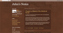 Desktop Screenshot of julessnotes.blogspot.com