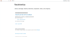 Desktop Screenshot of focotronica.blogspot.com