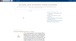 Desktop Screenshot of buyingandflippingforeclosures.blogspot.com