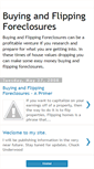 Mobile Screenshot of buyingandflippingforeclosures.blogspot.com