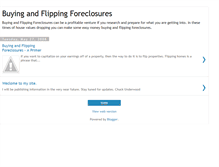 Tablet Screenshot of buyingandflippingforeclosures.blogspot.com