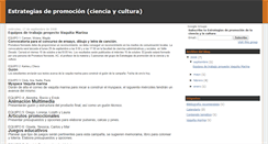 Desktop Screenshot of estrategiasdepromocion.blogspot.com