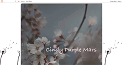 Desktop Screenshot of cindypurplemars.blogspot.com