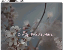 Tablet Screenshot of cindypurplemars.blogspot.com