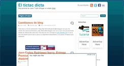Desktop Screenshot of eltictacdicta.blogspot.com