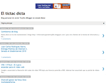 Tablet Screenshot of eltictacdicta.blogspot.com