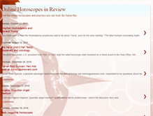 Tablet Screenshot of horoscopereview.blogspot.com