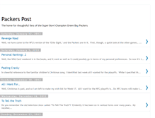 Tablet Screenshot of packerspost.blogspot.com