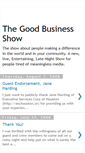 Mobile Screenshot of goodbusinessshow.blogspot.com