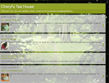 Tablet Screenshot of cherylsteahouse.blogspot.com